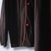 【送料無料】brown × orange China shirt