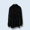 【送料無料】glossy moss green velours shirt