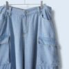 "店員が必ずカバン要らずと接客するヤツ" multi gimmick wide denim pants