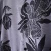 【送料無料】metalic silver flower shirt