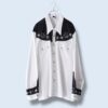 【送料無料】vintage satin & embroidery western shirt