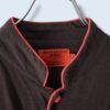 【送料無料】brown × orange China shirt