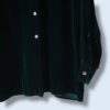 【送料無料】dark green drape velours shirt