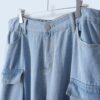 "店員が必ずカバン要らずと接客するヤツ" multi gimmick wide denim pants