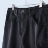 "メンズ提案スカートの珍品" black denim cargo skirt
