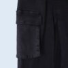 "メンズ提案スカートの珍品" black denim cargo skirt