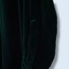 【送料無料】dark green drape velours shirt