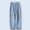 "店員が必ずカバン要らずと接客するヤツ" multi gimmick wide denim pants