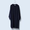 【送料無料】no-collar super long shirt