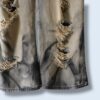 【Remake】"水墨画" crush baggy wide denim pants