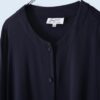 【送料無料】no-collar super long shirt