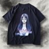 "表紙の方の珍品グラ / 富江" print tee