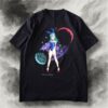 "ラムちゃんパロのバニーブルマ / ドラゴンボール" print tee