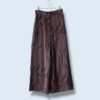 "履きやすさを極めた極上柄パン" drape fabric terotero pants