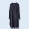 【送料無料】no-collar super long shirt