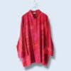 【送料無料】vivid red wide arm shirt jacket