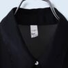 【送料無料】plain black see-through shirt