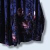 【送料無料】navy purple crush velours shirt