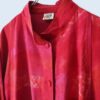 【送料無料】vivid red wide arm shirt jacket