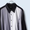 【送料無料】monotone switching embroidery terotero shirt