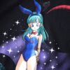 "ラムちゃんパロのバニーブルマ / ドラゴンボール" print tee