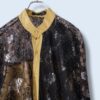 【送料無料】lace switching flower pattern shirt