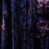 【送料無料】navy purple crush velours shirt
