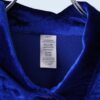 【送料無料】glossy vivid blue velours shirt