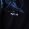 "伊万里胡桃ピンのロンT / BIBLE BLACK" double side print L/S tee