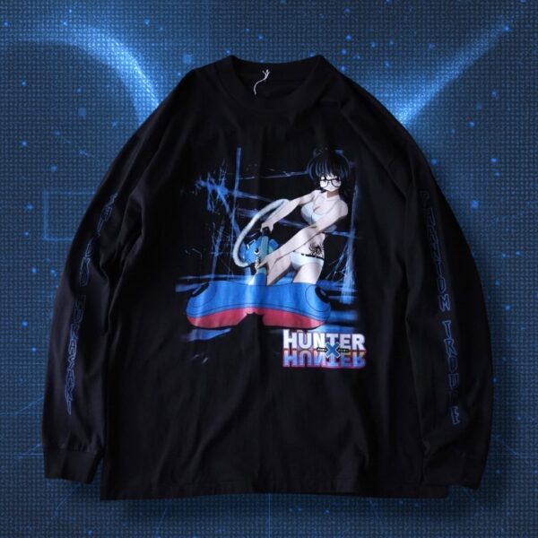 "シズクリャンメンロンT / HUNTER×HUNTER" double side print L/S tee