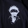 "リャンメンデカプリ五条悟" double side print tee