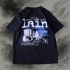 "アニメ版lainの極上リャンメン / serial experiments lain" double side print tee