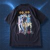 "ジョジョ7部極上リャンメン / スティールボールラン" double side print tee
