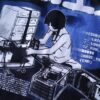 "アニメ版lainの極上リャンメン / serial experiments lain" double side print tee