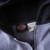 【HARLEY-DAVIDSON】"袖スウェット切り替え短丈ジップパーカー"