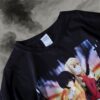 "超良グラサイズデカめ / NOIR" print tee
