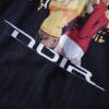 "超良グラサイズデカめ / NOIR" print tee