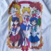 "セーラー戦士リャンメンデカプリ / セーラームーン" double side print tee