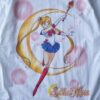 "月野うさぎピン/ セーラームーン" double side print tee