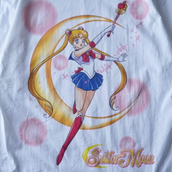 "月野うさぎピン/ セーラームーン" double side print tee