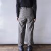 【W / W Remake】brown × beige docking slacks
