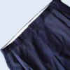 【W / W Remake】pinstripe × charcoal gray docking slacks
