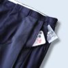 【W / W Remake】pinstripe × charcoal gray docking slacks