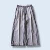 【W / W Remake】brown × beige docking slacks