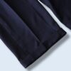 【W / W Remake】black × black gabardine docking slacks
