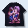 "我妻由乃メキシカン / 未来日記" double side print tee