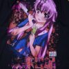"我妻由乃メキシカン / 未来日記" double side print tee