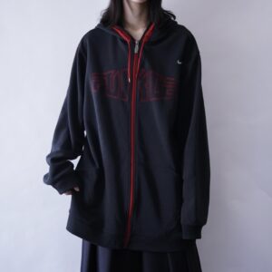【NIKE】diver fabric red line embroidery zip up parka