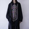 【BOB MACKIE】oversized embroidery design fake suede quilting jacket
