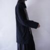 【BOB MACKIE】oversized embroidery design fake suede quilting jacket